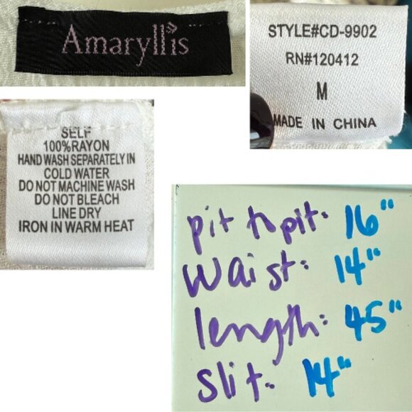 AMARYLLIS White Lightweight Knotted Beach Coverup Size M - Picture 7 of 7